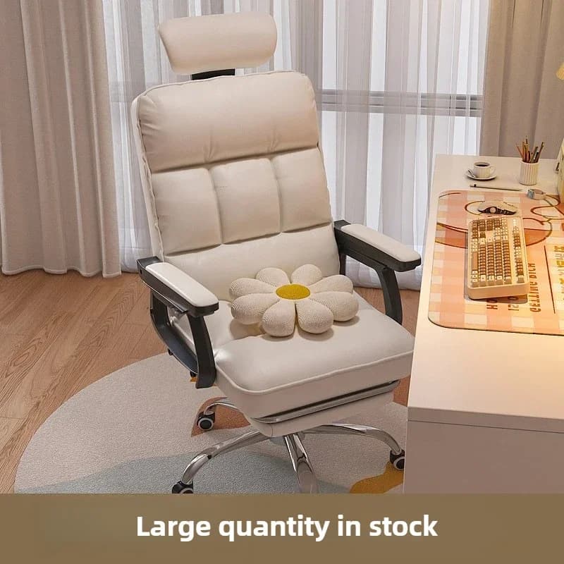 Computer Chair Gaming Chair Home Back Chair Comfortable Office Lifting Swivel Chair Girls Bedroom Learning Home Seat
