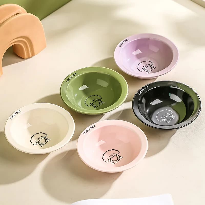 Set di ciotole rialzate UFO per animali domestici e ciotole per cibo e acqua per cani, resistenti alla rovesciatura, taglia universale