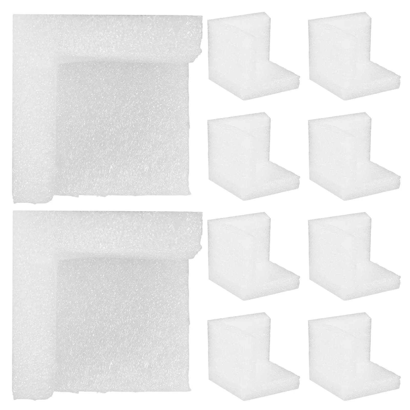 12Pcs Packaging Corner Protectors Heavy Duty Foam Edge Guards for Shipping Boxes Frames Art Galleries Home Moving Storage