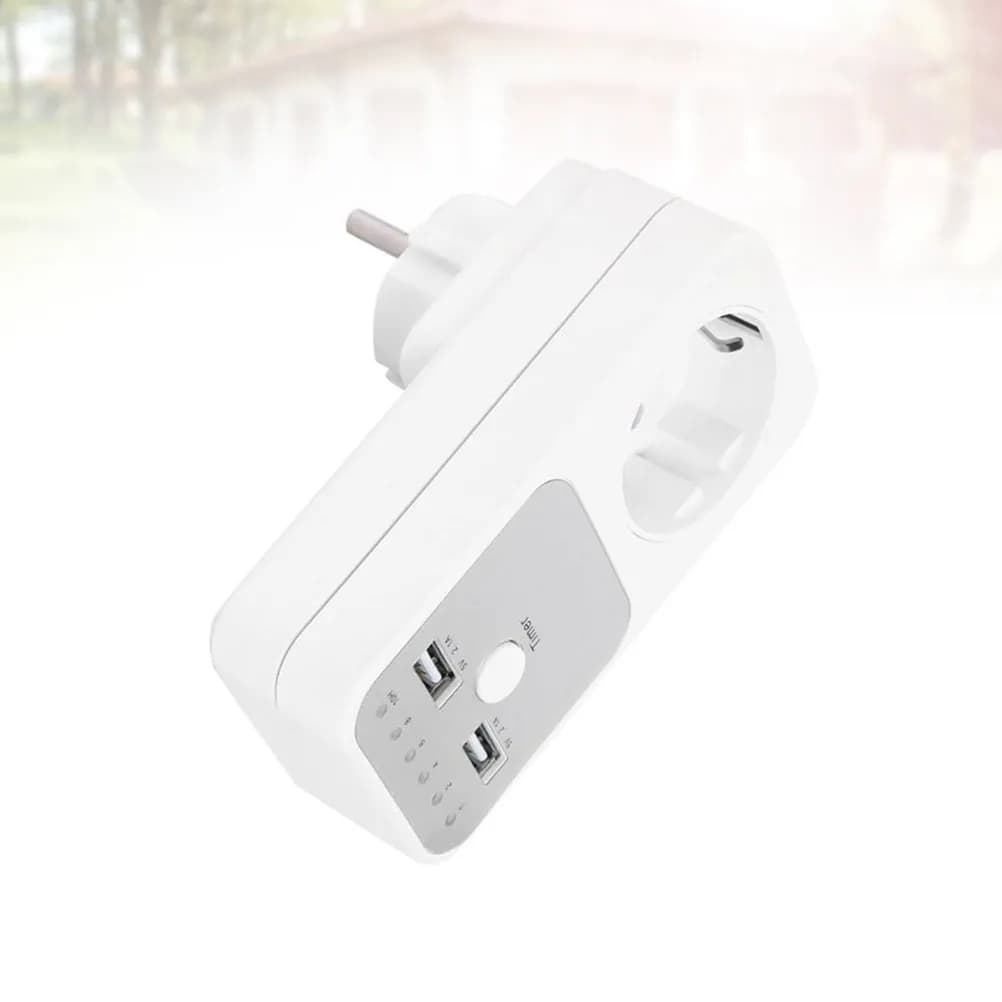 Automatic Shutdown Timer for Iron Hairpins, Iron Steam, Telephone, Lamp, Coffee Maker, EU Plug, Security Certificate