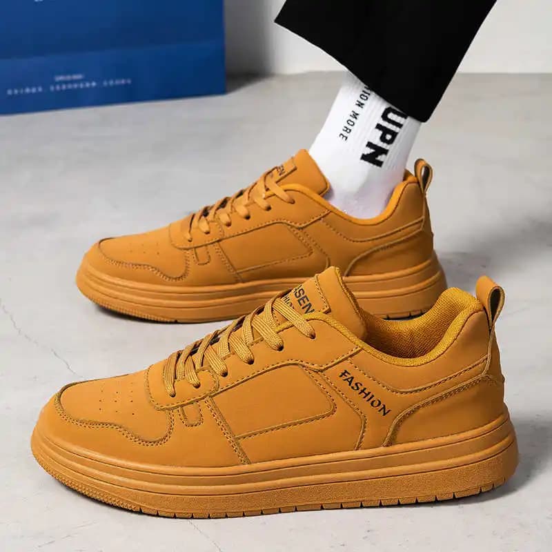 Scarpe da tennis casual da uomo con punta tonda e plateau, colorate, stringate, nere, sportive, per deadlift, casual, Sapa Caregiver