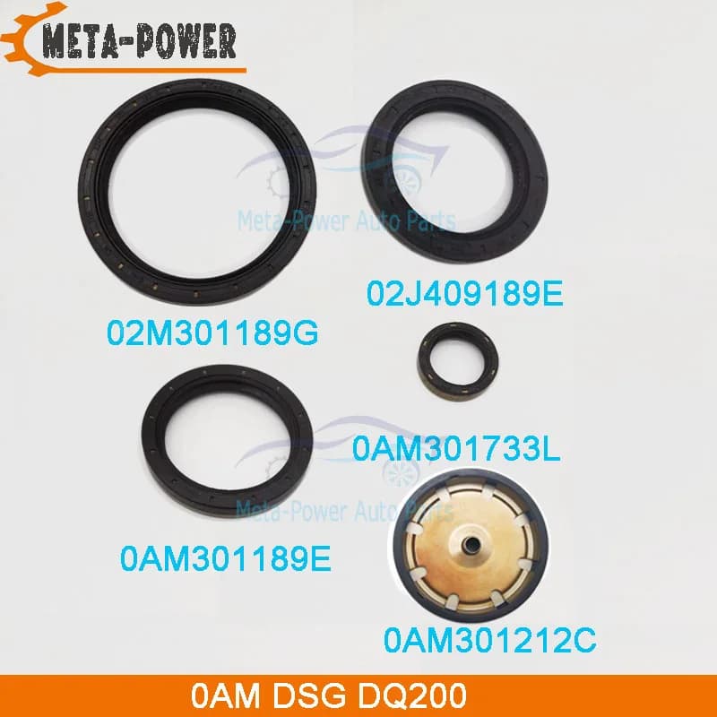 Set completo di guarnizioni in gomma per cambio automatico 0AM DSG DQ200, tappo di chiusura per pompa olio VW Skoda Audi SEAT BEETLE OAM.