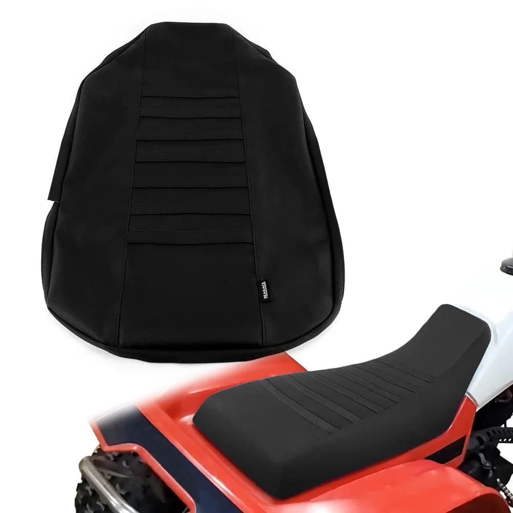 Fodera per cuscino sella antiscivolo per HONDA ATC 200X ATC200X 1983 1984 1985 Coprisedile per moto in pelle PVC impermeabile