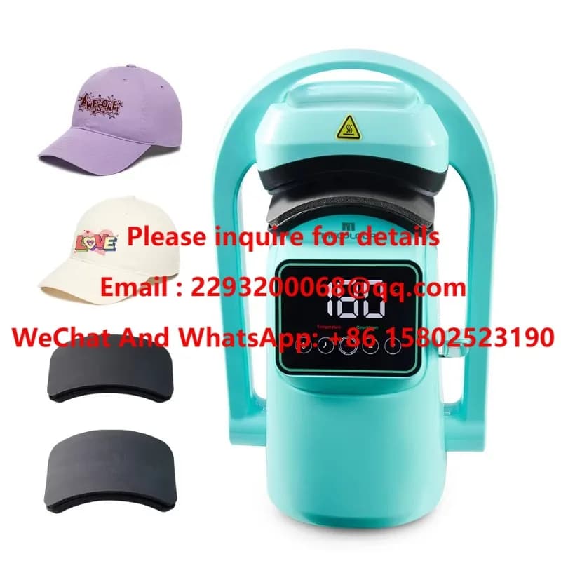 2026 Mecolour 3 in 1 Automatic Cap Heat Press Machine for Sublimation DIY Hat&Cap 70cm 80cm 90cm Hat Press