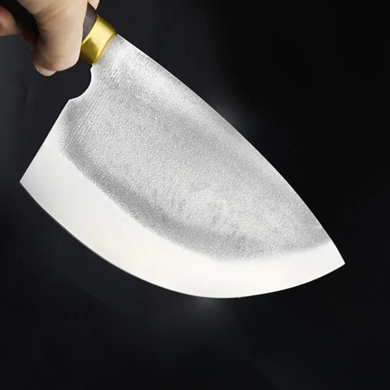 8.5 Inch Chopping Knife Spring Steel Blade Butcher Chopper Handmade Forged Kitchen Knives Chop Big Bone Meat And Poultry Tools