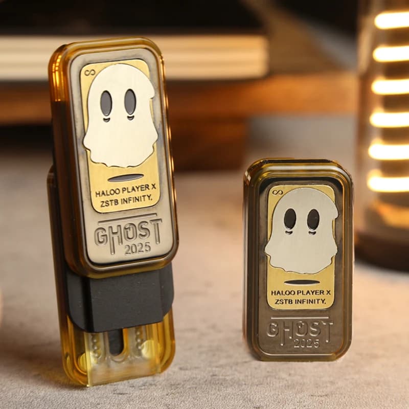 Meccanico Pei Piccolo Fantasma EDC Paragrafo Ultra Lungo Sensazione della Mano Densa Punta delle Dita Push Card Giocattolo di Decompressione Giocattolo Agitarsi Regalo