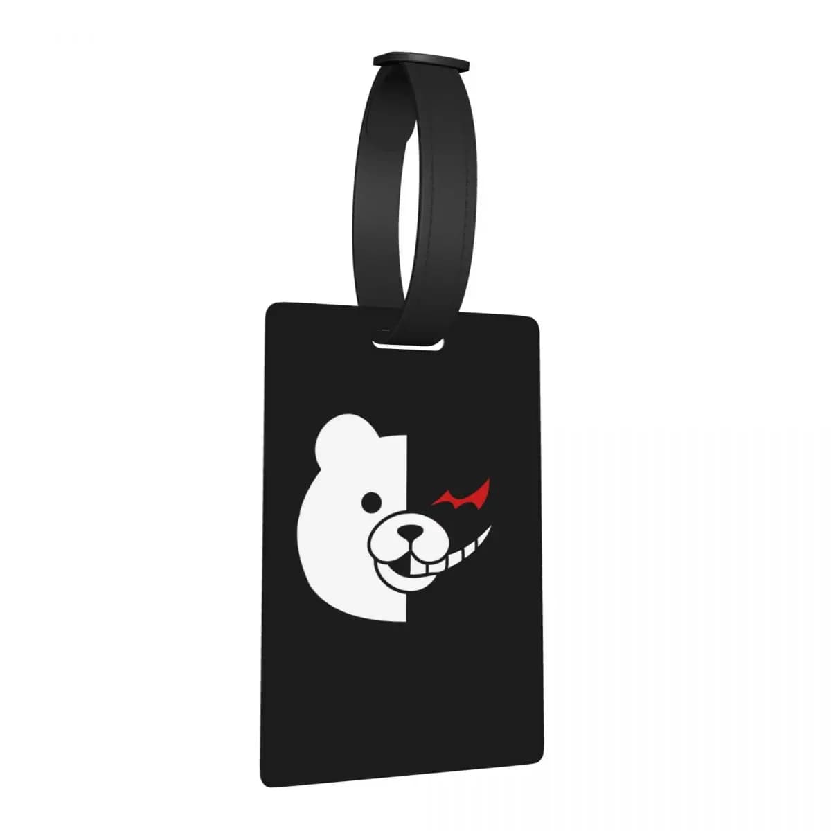 Dangan Ronpa - Monokuma Danganronpa Etichette per Bagagli Accessori per Valigie Etichetta per Bagaglio da Viaggio Porta Etichetta con Nome e Indirizzo