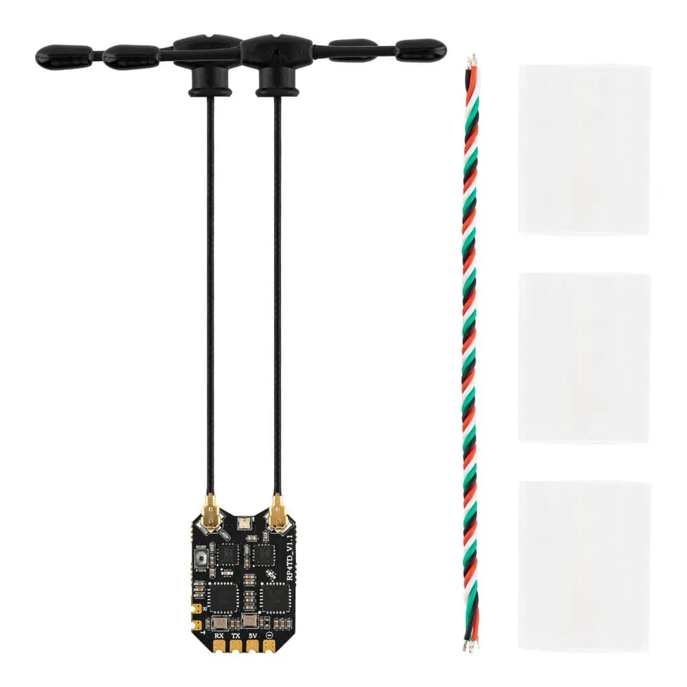 Ricevitore nano Radiomaster RP4TD ExpressLRS da 2,4 GHz integrato nel WIFI TCXO