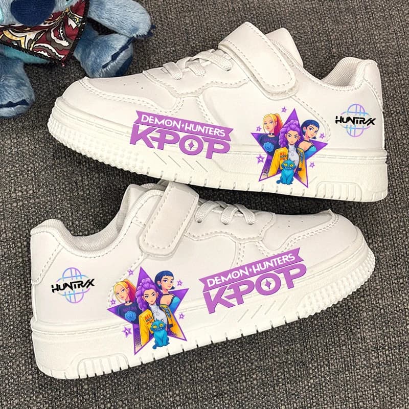Fashion Casual Shoes for Kids, New Design KPOP, Sport Shoes Bianche for Boys and Girls, Breathable Anti-slip sneakers for Students