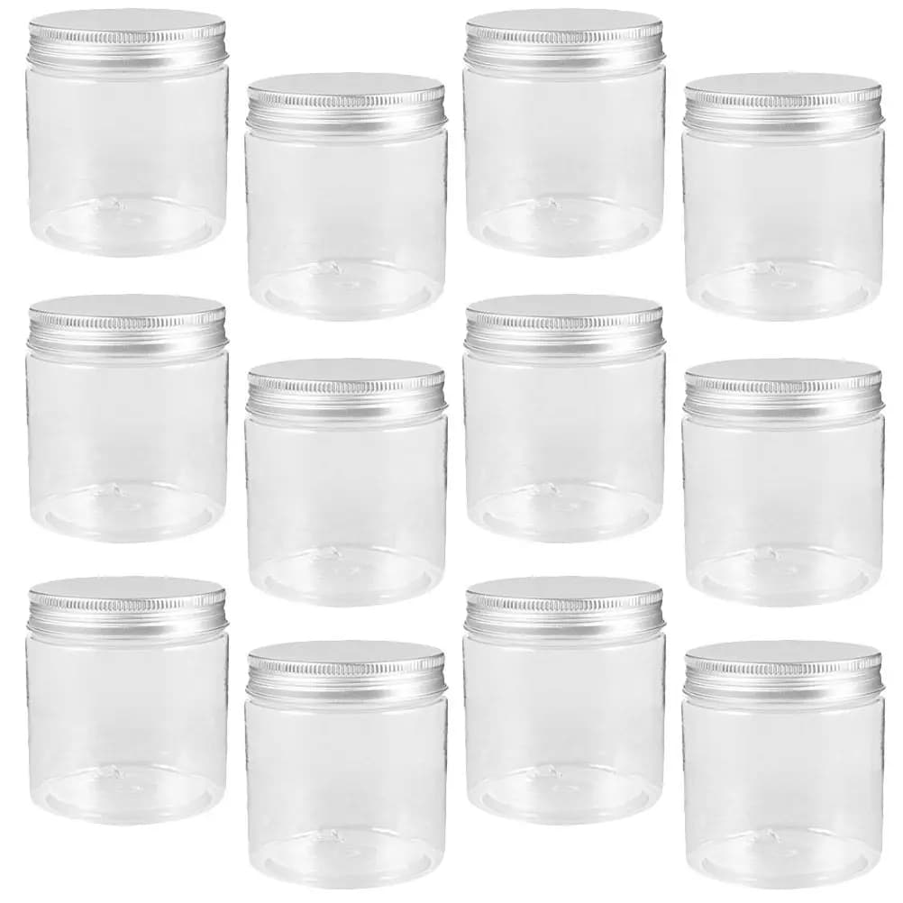 Mini Barattoli Trasparenti per Conservazione e Sigillatura, Ideali per Spezie, Marmellate e Miele in Cucina, con Coperchio
