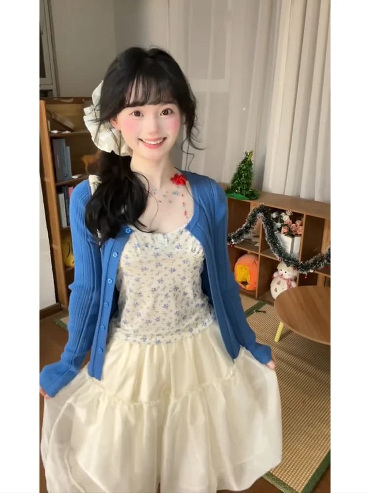 Summer 2026 High Waist Mesh Half Skirt Women's Stylish Slimming Sweet Cake Skirt Small Size Heightening Short Skirt