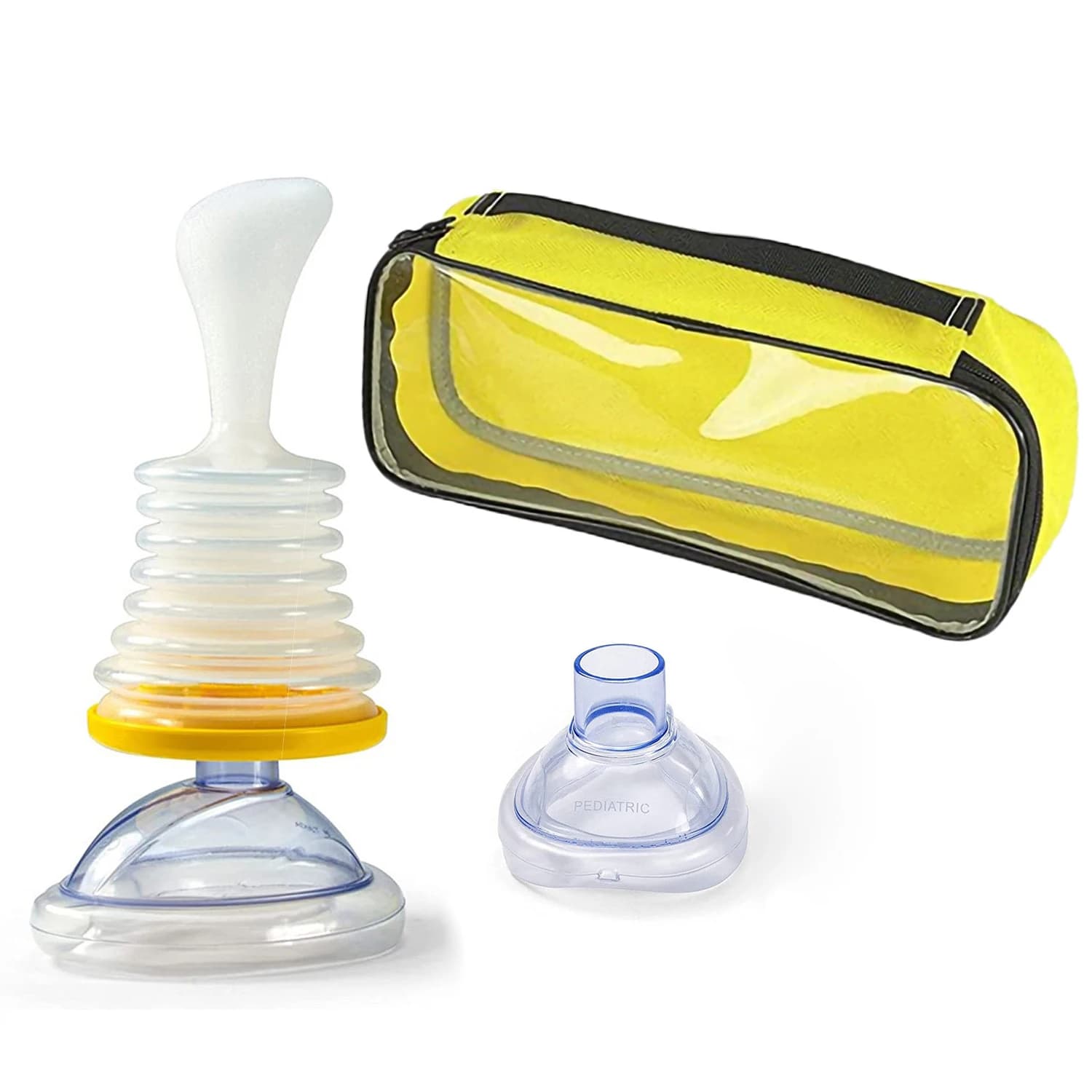 Kit di Pronto Soccorso Anti-Soffocamento 4/3 Pezzi/SET, Dispositivo di Emergenza per Asfissia, Allenatori Respiratori, Combo Anti-Soffocamento