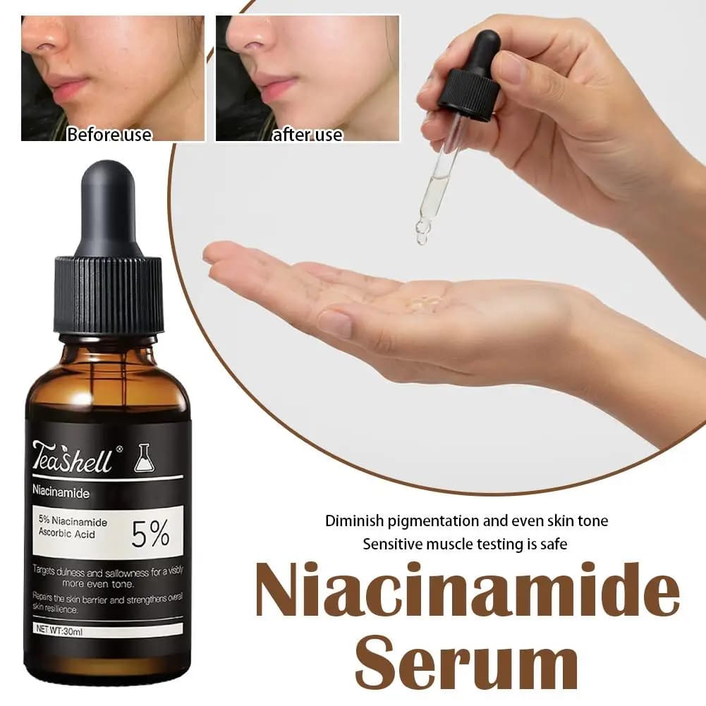1/2/3PCS Serum 5% Niacinamide 30ml Fade Dark Spots Moisturizing Hydrating Sensitive Skin Care Vitamin C