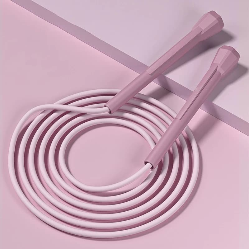 PVC Jumping Corde - Light Jumping Cory for Adults and Children, Cardio, Weight Loss, Home Training with Non-slip Handles