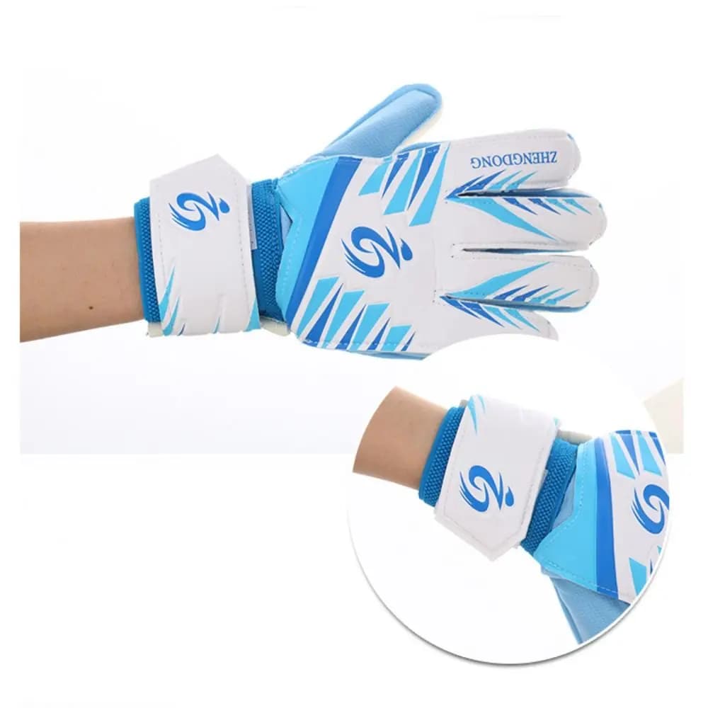 Guanti da Calcio Professionali in Lattice Spesso, Antiscivolo e Traspiranti, Guanti da Portiere Resistenti all'Usura, Attrezzatura Sportiva
