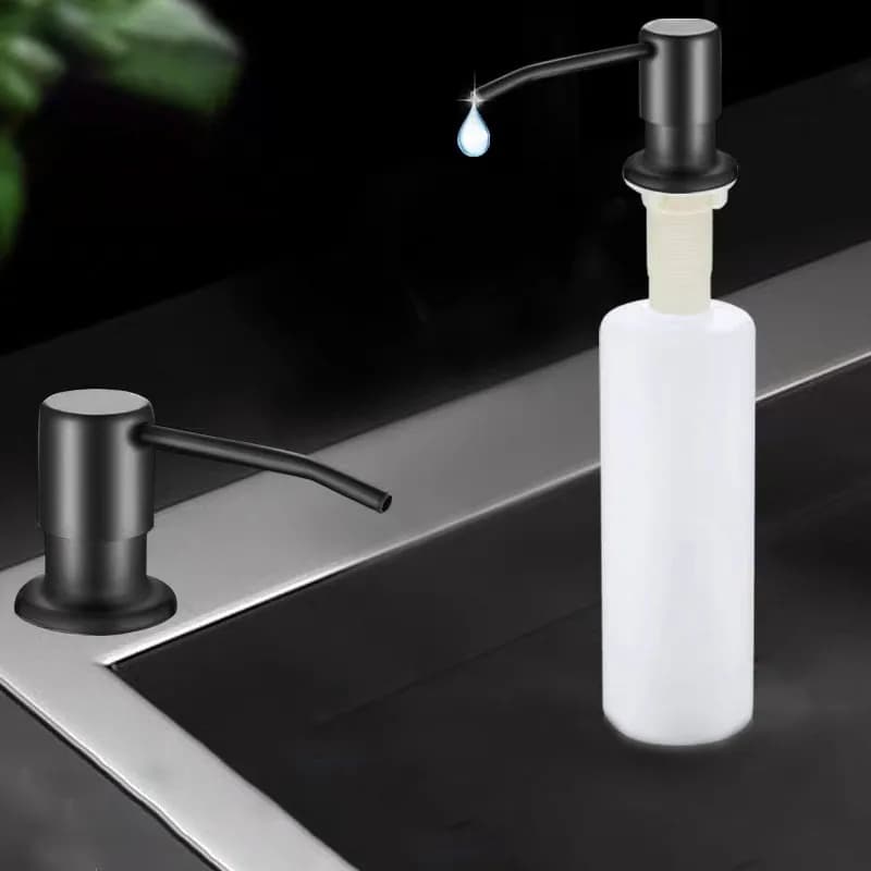 Dispenser di sapone per lavello da cucina ricarica in acciaio inossidabile 304 dalla bottiglia dell'erogatore di sapone a pressione delle mani liquida incorporata superiore