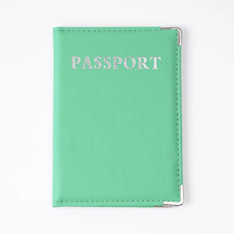 PU Leather Passport Wallet Cover for women Multi Card Slot ID Document Holder Travel Travel Essentials