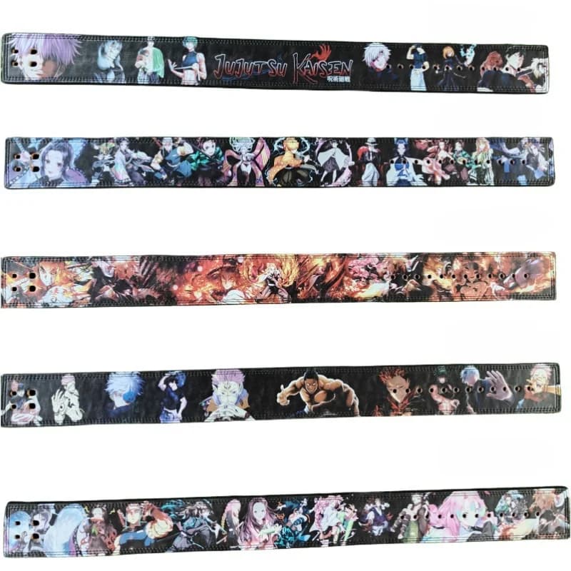 10MM Weight Lifting Lever Belt Anime Style Gym Powerlifting Belt for Men Women Weightlifting Deadlift Squat Lower Back Support