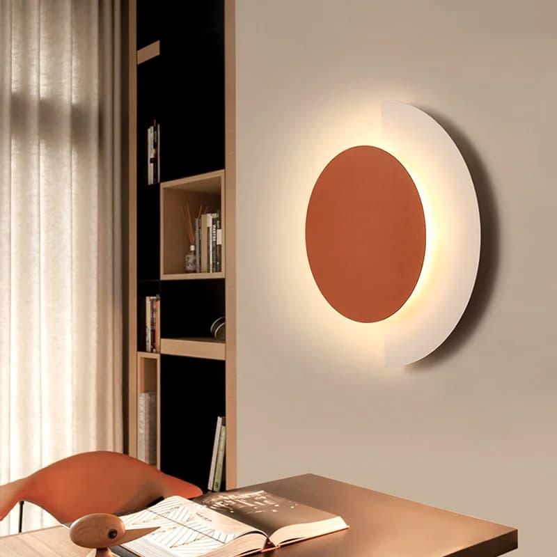 Nordic creativo postmoderno comodino lampada da parete Designer soggiorno camera da letto semplice divano sfondo parete corridoio corridoio lampada