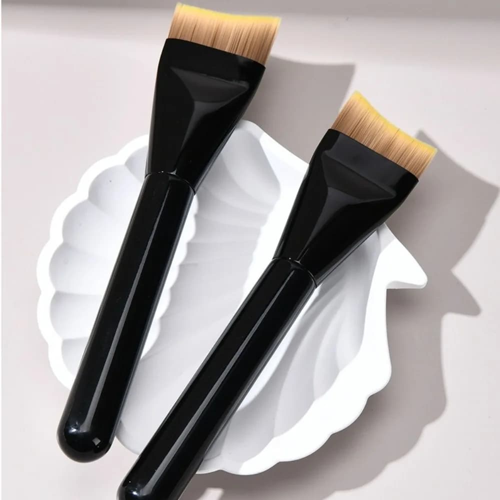 Pennello Creativo per Fondotinta con Setole Morbide, Pennello Ultra Sottile e Soffice per Trucco, Pennello per Ombretto, Pennello per Blush e Cipria, Strumenti per il Make-up