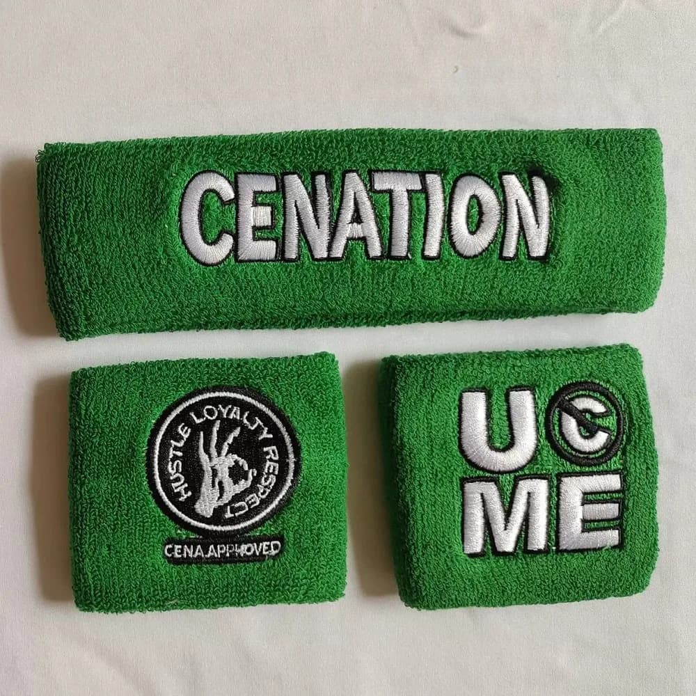 Fasce da Polso per JOHN CENA, Supporto per Mani e Polsi, Protezioni per Palestra, Pallavolo, Basket, Fascia Assorbente per Sudore