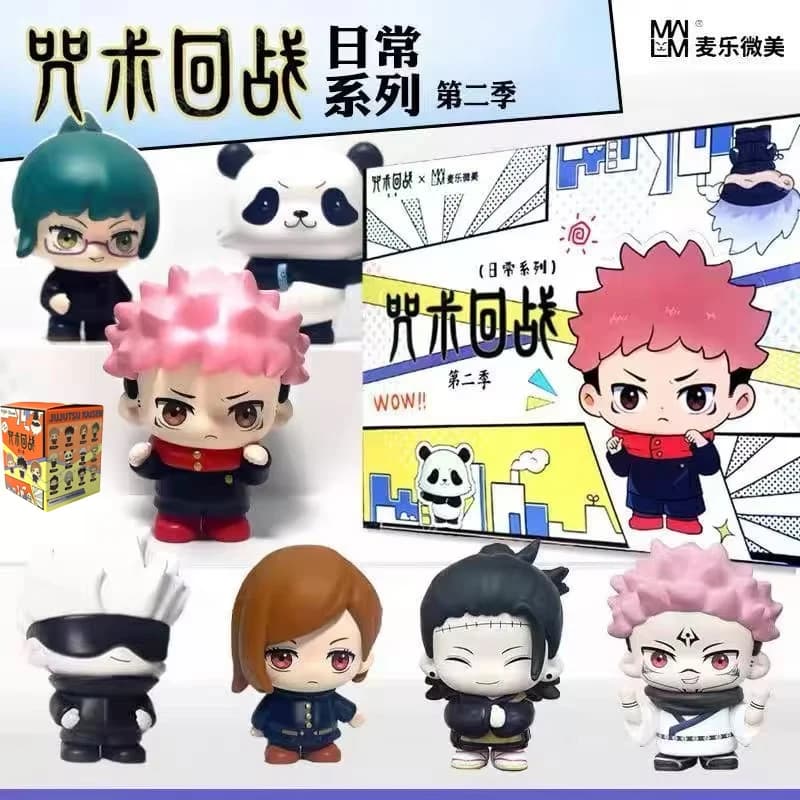 Disponibile Genuino Jujutsu Kaisen Stagione 2 Serie Quotidiana Blind Box personaggio anime Gojo Satoru Geto Suguru Cute Doll Toys Regali