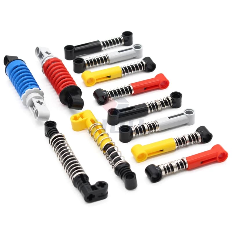 Parti tecniche Hard Soft Spring ammortizzatori Building Blocks compatibili 79717 2909 c03 95292 c01 731c04 731c06 MOC Bricks Toy