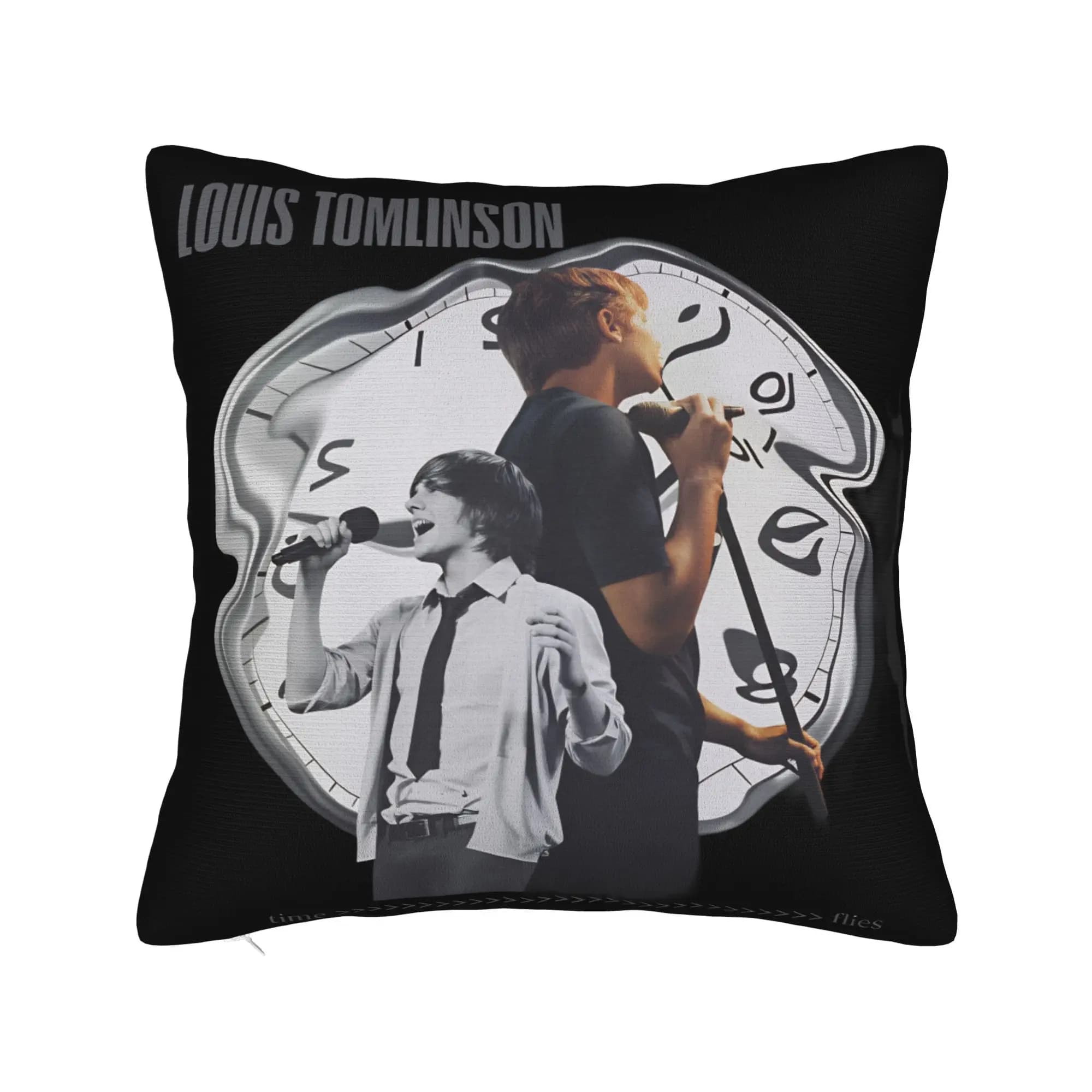 Fodera per cuscino Louis Tomlinson How Did I Get Here, comoda fodera per cuscino per sedia, divano, decorazioni per la casa, fodere per cuscini Morden