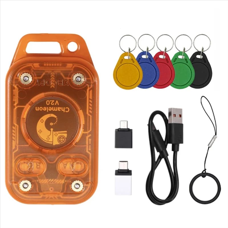 [NUOVO A09R!】 Camaleonte Ultra V2.0 125Khz 13,56Mhz RFID Smart Chip Reader Emulatore NFC Card Decoder Duplicatore + 5XCUID Portachiavi