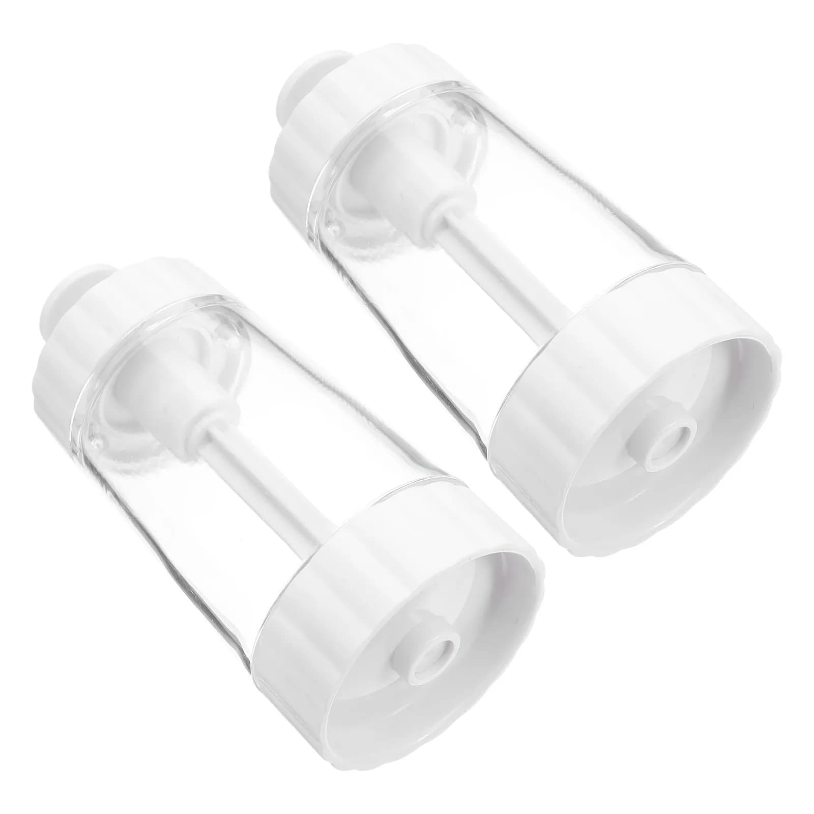 Set di 2 Contenitori per Spezie con Dosatore Preciso, Dispenser Trasparente per Sale e Pepe, Contenitore per Condimenti da Cucina