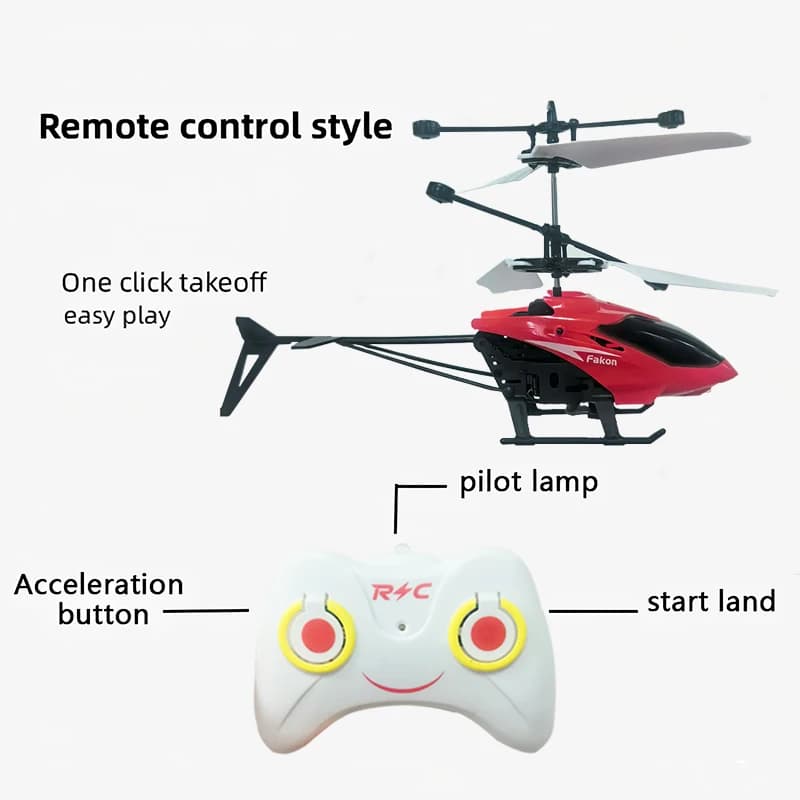 Mini Drone Ricaricabile Mini RC Drone Sicuro a Distanza Elicotteri RC Anticaduta Drone Giocattoli per Bambini (Senza Batteria di Controllo Remoto)