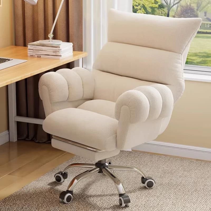 Sedia da Gaming, Studio e Ufficio, Sedia Girevole Ergonomica in Acrilico per Computer, Camera da Letto e Sala da Pranzo, Silla De Oficina, Arredamento per Ufficio