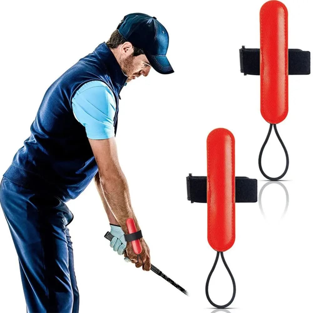 Supporto per Polso da Golf con Movimento Manuale, Protezione per Polso, Ausilio per Allenamento, Correttore di Postura Golf, Regolabile, Allineamento del Gesto, Trainer per Swing Golf