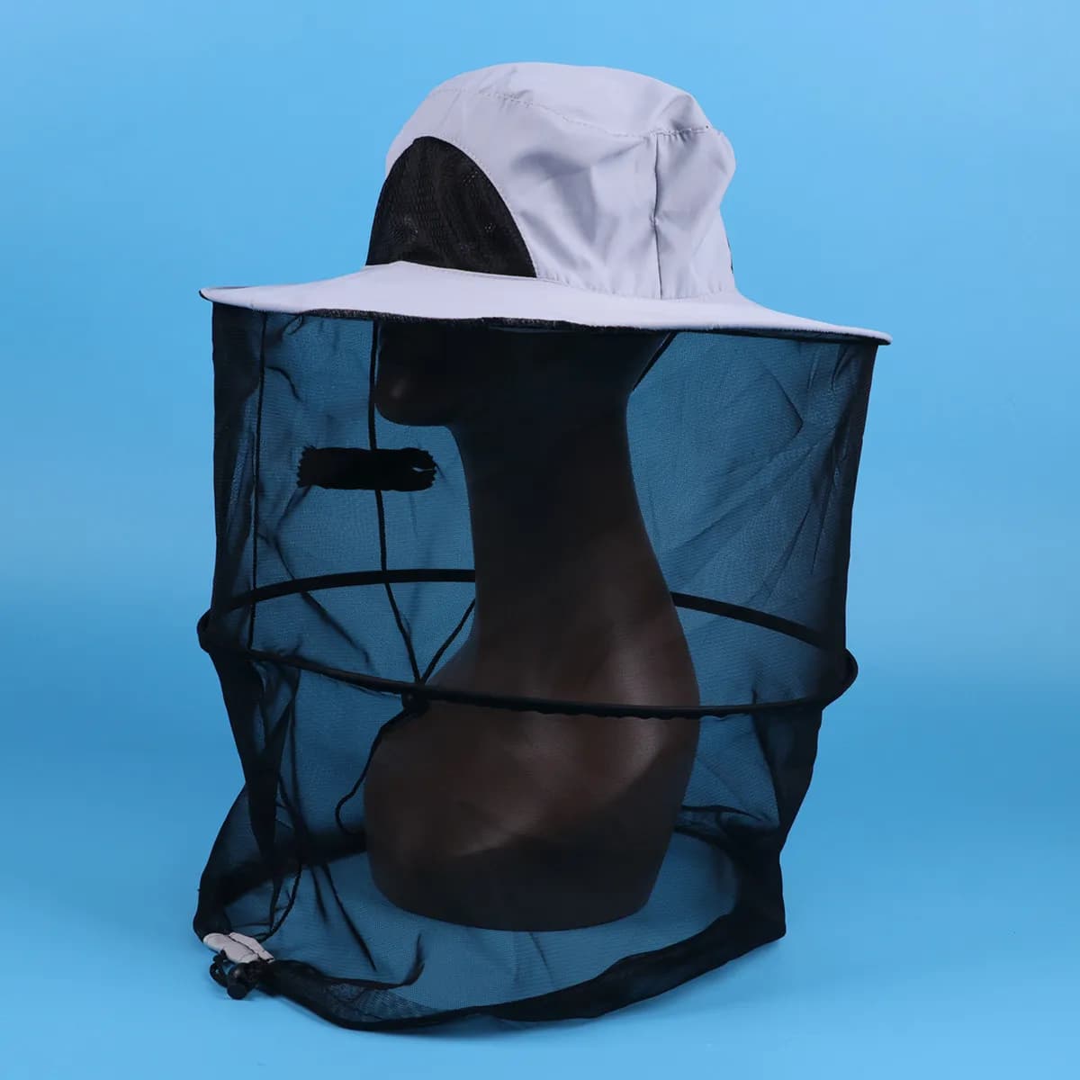 Cappello Boonie Leggero ad Asciugatura Rapida con Rete Antizanzare e Protezione Solare per Viso e Collo, Ideale per Pesca ed Escursionismo