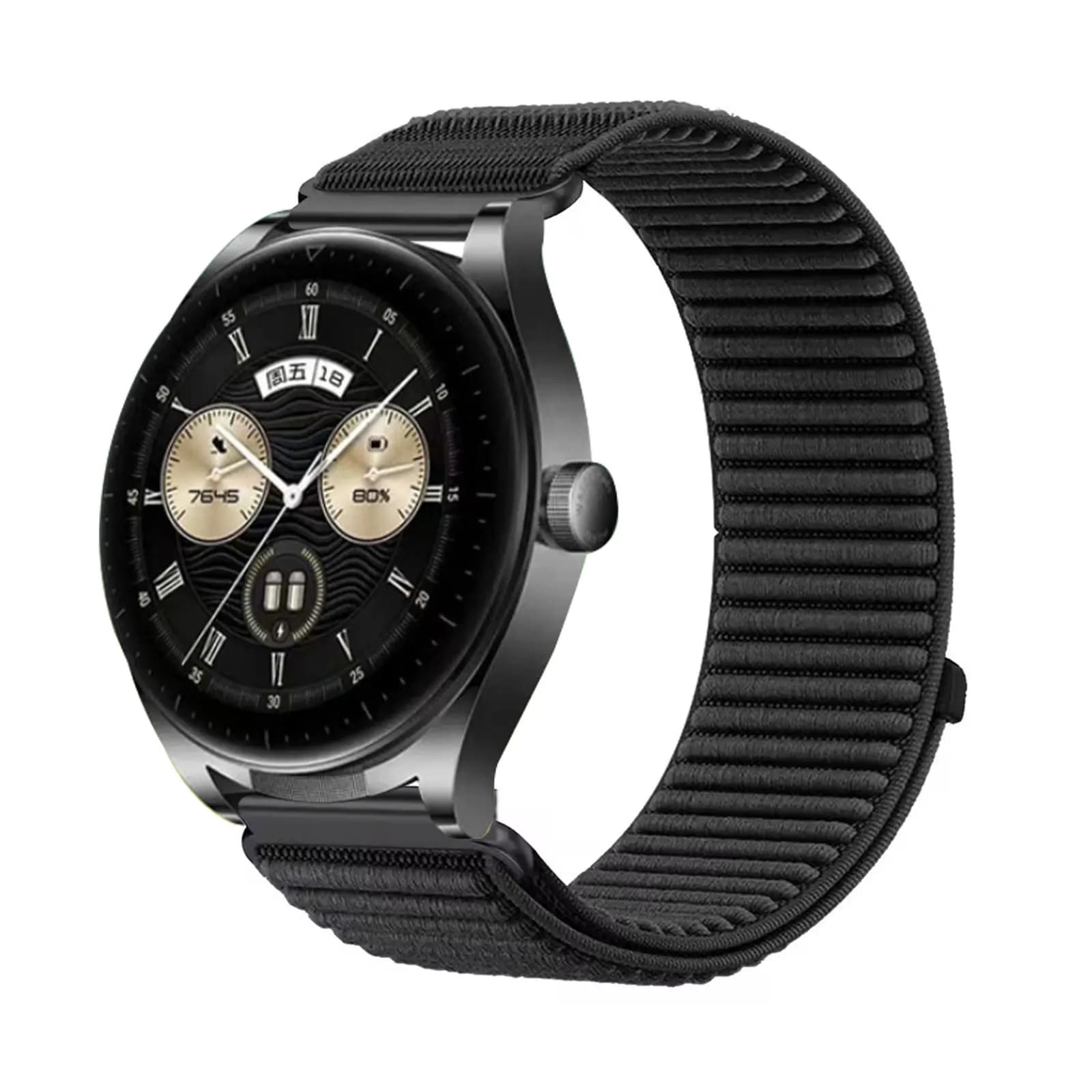Cinturini in nylon per Huawei Watch Buds/Ultimate Band, cinturino elastico in nylon velcro morbido