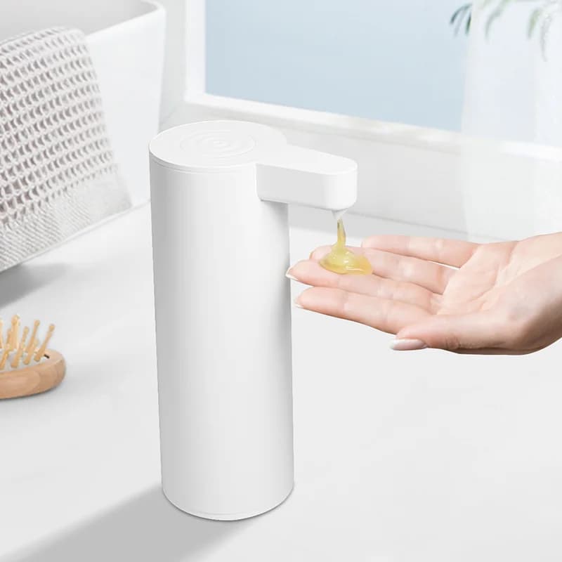 Dispenser Automatico di Sapone Liquido USB in Acciaio Inox 304 per Bagni Commerciali di Hotel di Lusso, Impermeabile IPX5