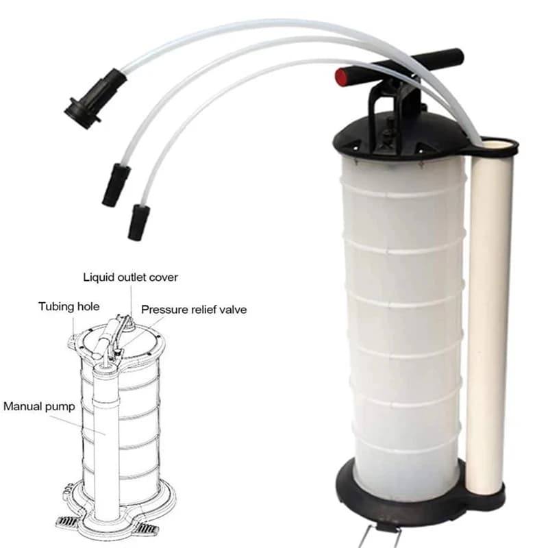 1 Set 7L manuale vuoto olio fluido estrattore pompa auto camion barca pompa del carburante cambio olio cambio liquido benzina TransferTank Dispenser