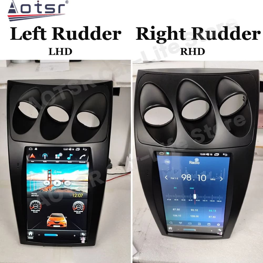 For Nissan 350Z Z33 2002~2007 AI Voice Screen Android 13 Multimedia Car Radio Receiver GPS Navigation IPS Head Unit Carplay Auto
