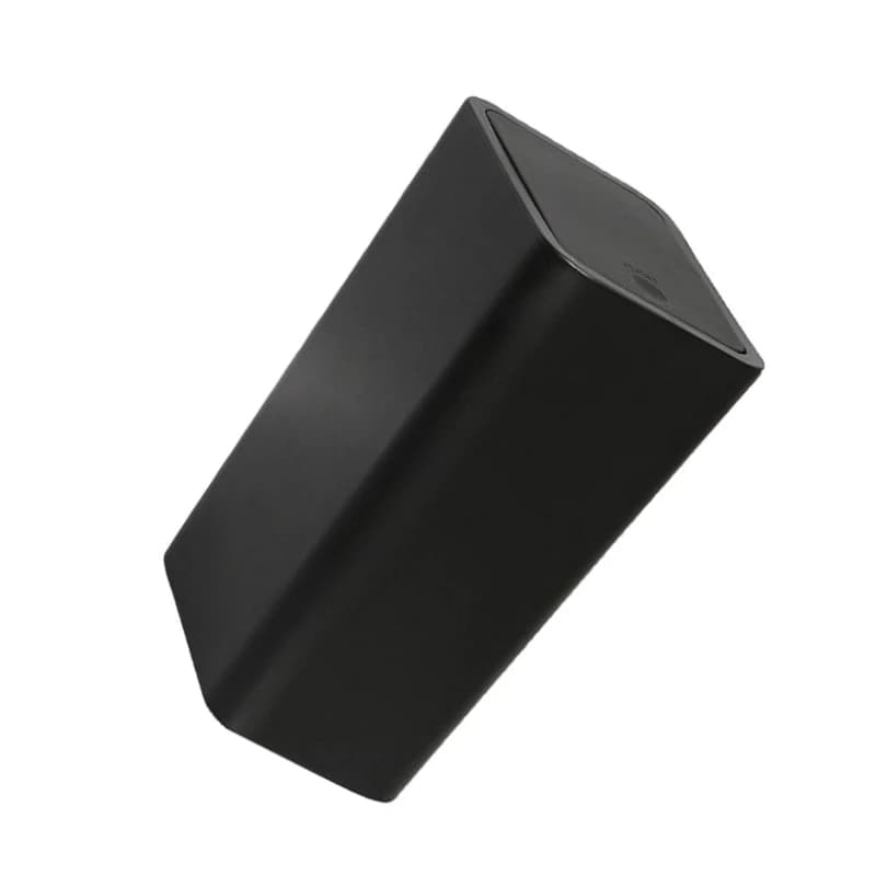 R9UF Trash Can Convenient Push Lid Garbage Bin, Plastic Waste Basket with Seal lid
