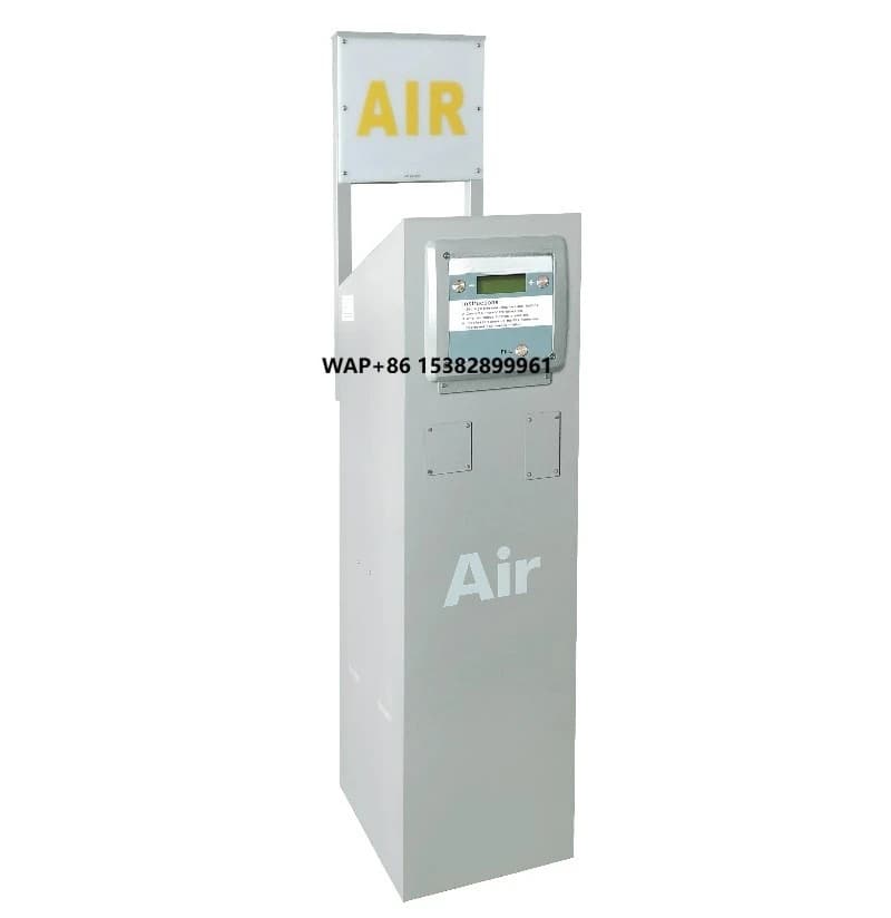 Compressore d'aria per auto G5 da esterno, impermeabile, self-service, automatico, a moneta, gonfiatore digitale per pneumatici, torre gonfiagomme per gas e metallo
