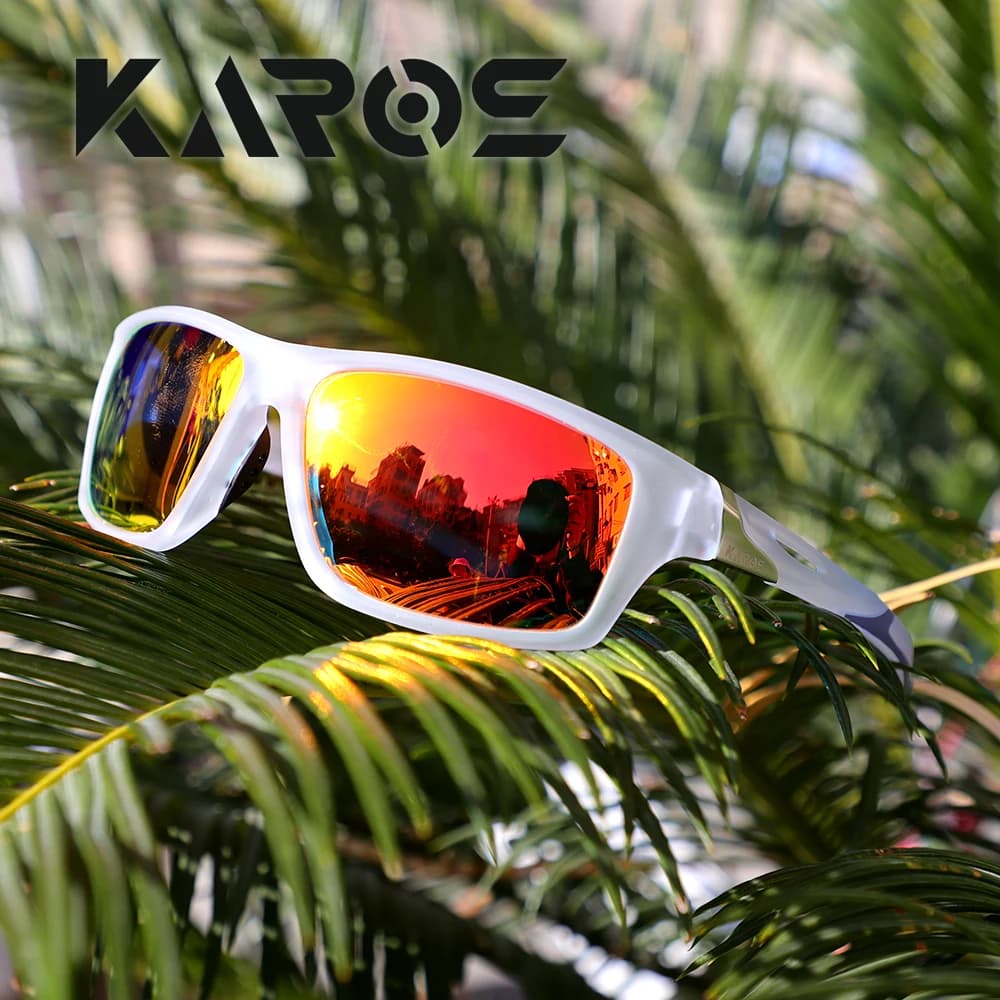 Polarized KAROS Sunglasses for Men and Women, Luxury Brand, Fashion Oval Design for Guide and Fishing, UV400 Protection