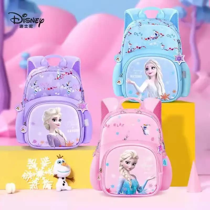 Disney nuova borsa da scuola per asilo Kawaii femminile Frozen Elsa principessa cartone animato ragazze zaino regalo di compleanno regalo di Natale