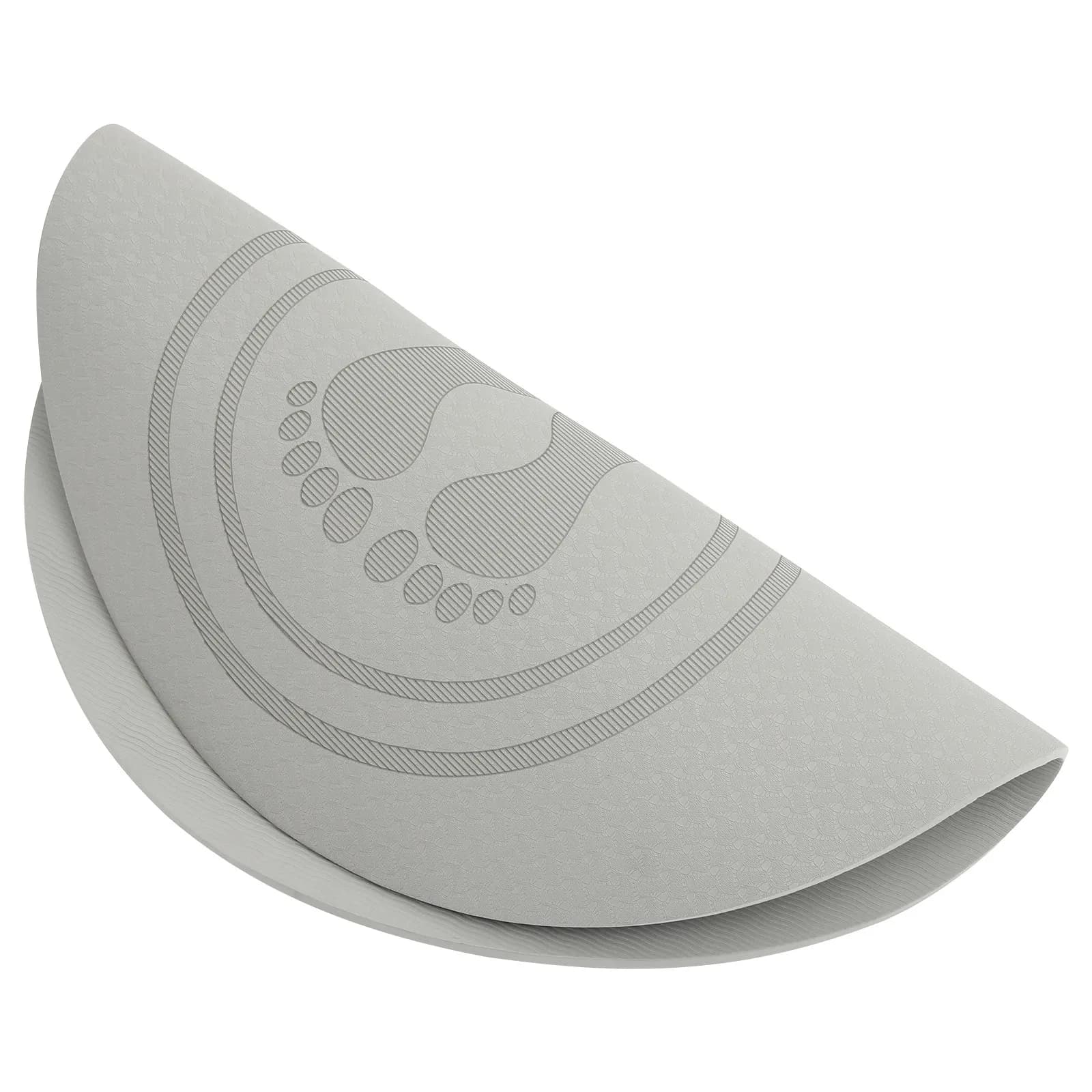 Tappetino per saltare con corda, antiurto, antiscivolo, confortevole, in TPE, per allenamento, fitness indoor, yoga, pilates, insonorizzato, per esercizi a terra