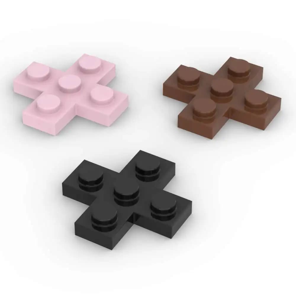 MOC 10PCS Modificato 15397 3x3 Croce Building Blocks High-Tech Piastra Mattoni Educativi Particelle Idea Giocattoli Per Bambini Regalo Di Compleanno