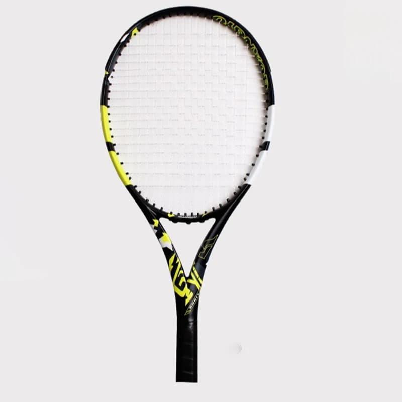 Racchette da Tennis Professionali per Adulti, Leggere e Resistenti, Racchette da Allenamento in Carbonio, Attrezzatura Sportiva Portatile