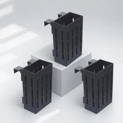 Set di 3 Portapiante in Plastica per Acquario, Vasi Sospesi per Piante Acquatiche, Cestini per Piantumazione, Accessori per Acquario