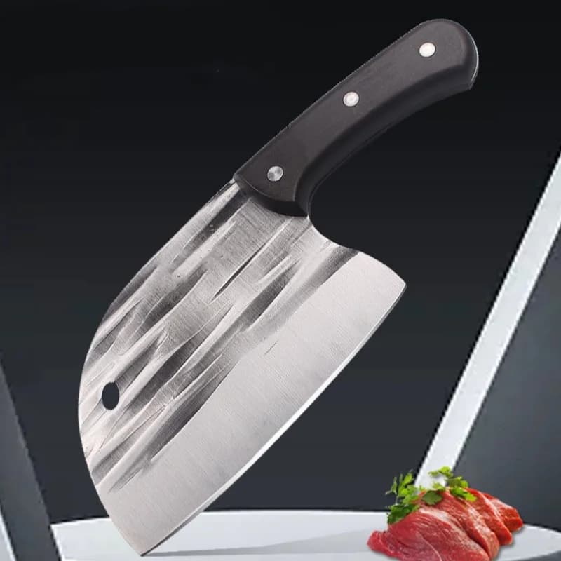 Chef knife stainless steel carving knife kitchen knife plastic handle with dragon-shaped handle, non professional knife