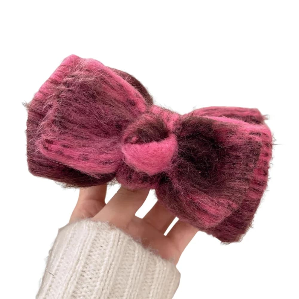 Durable Sweet Fabric Bowknot Hair Claws Elegant Creative Bow Claw Clip Fashion Headdress Lady Shark Clip Girls Gift