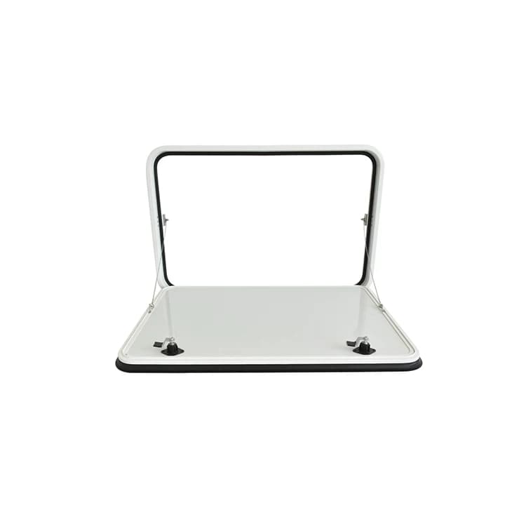 RV Cabin Door 408x686mm Right Hinge Two Lock System Caravan Hatch Door