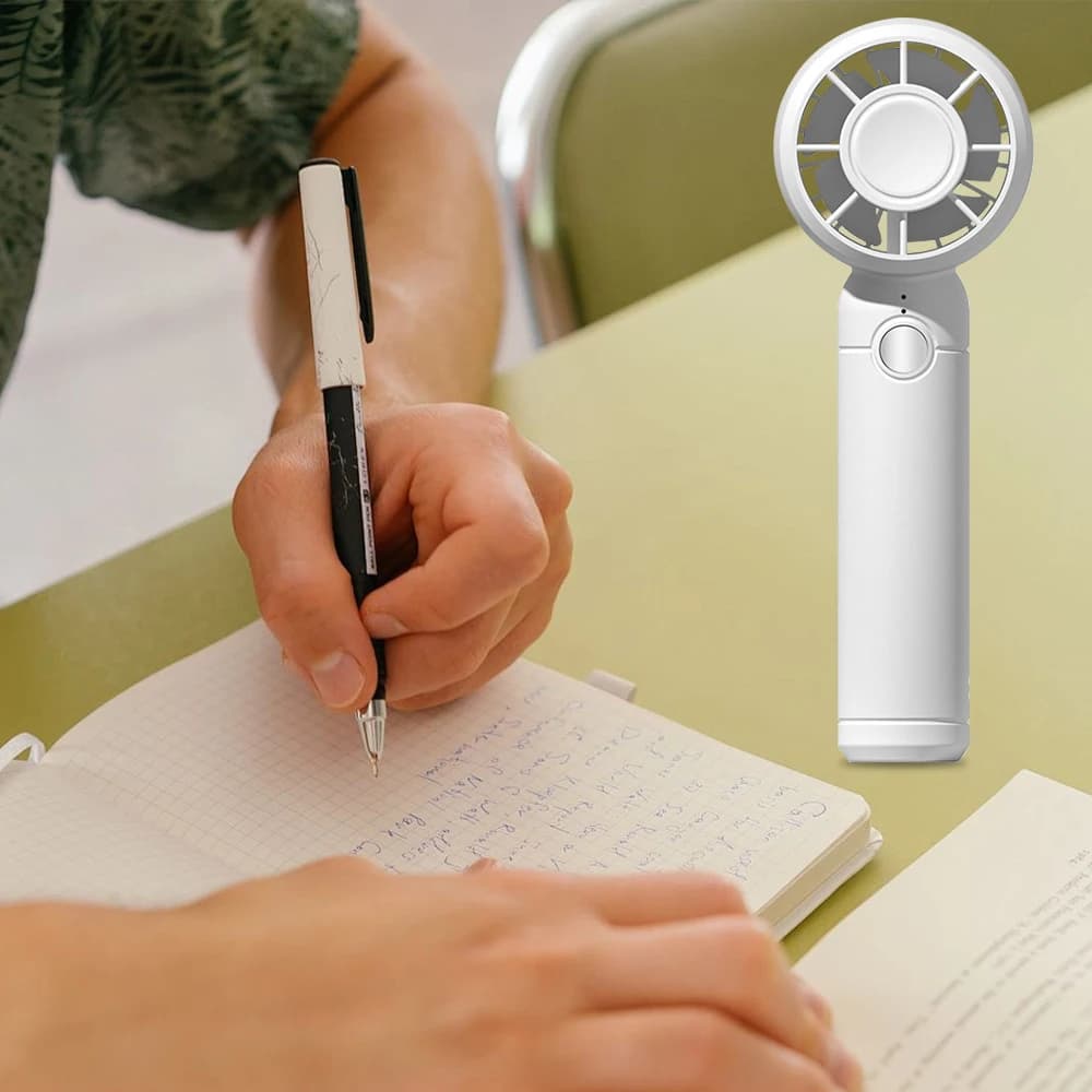 Ventola di raffreddamento elettrica Ventola portatile ricaricabile USB Dispositivo di raffreddamento dell'aria portatile per uso interno ed esterno